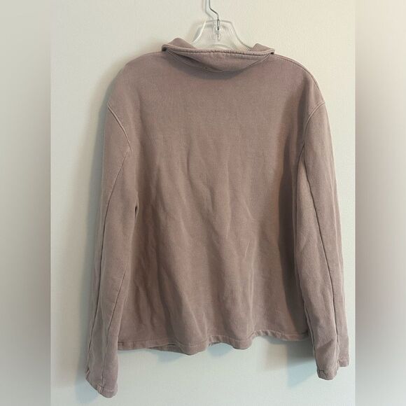 LACAUSA Anthropologie Kismet Jacket Button Down Mushroom - Picture 3 of 6